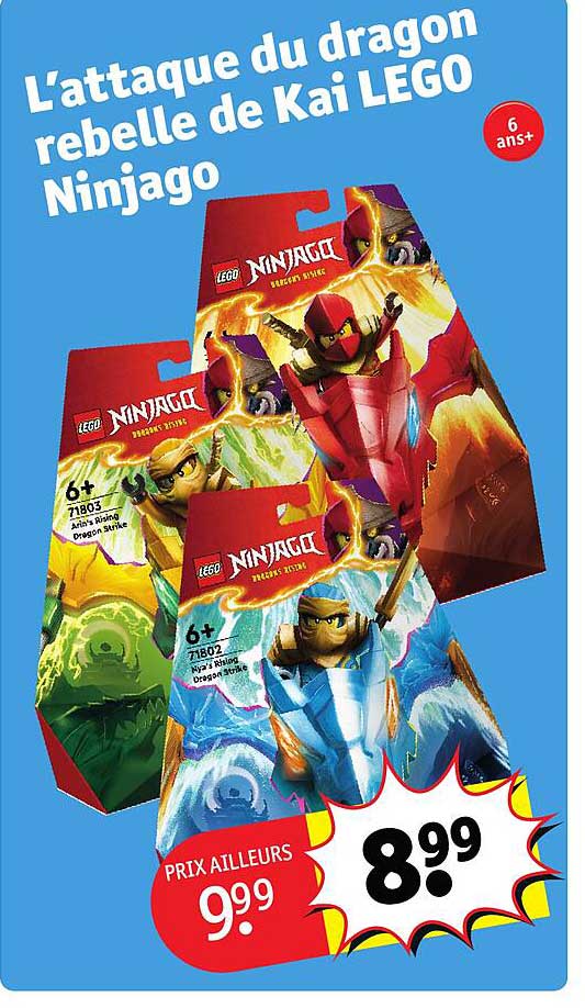 l'attaque du dragon rebelle de kai lego ninjago