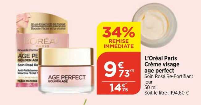 L'oréal Paris Crème Visage Age Perfect