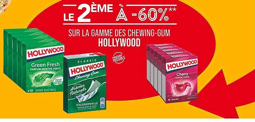 La Gamme Des Chewing-gum Hollywood