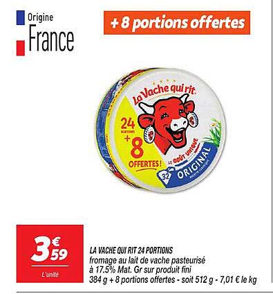 la vache qui rit 24 portions