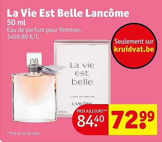 la vie est belle lancôme