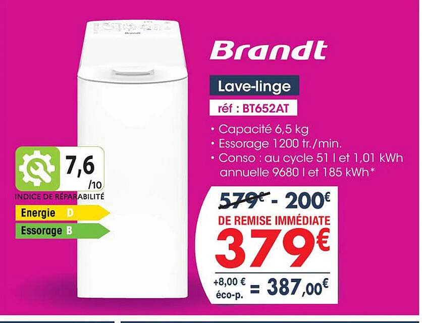 lave-linge brandt
