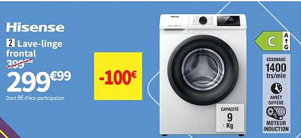 lave-linge frontal hisense