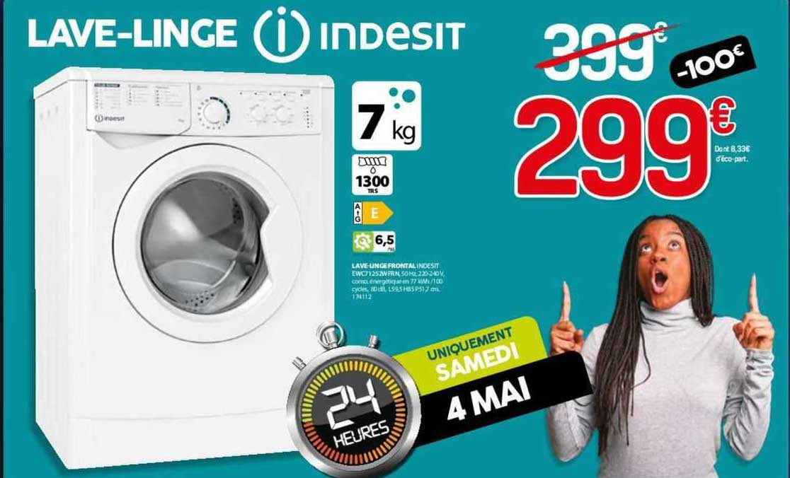 lave-linge frontal indesit