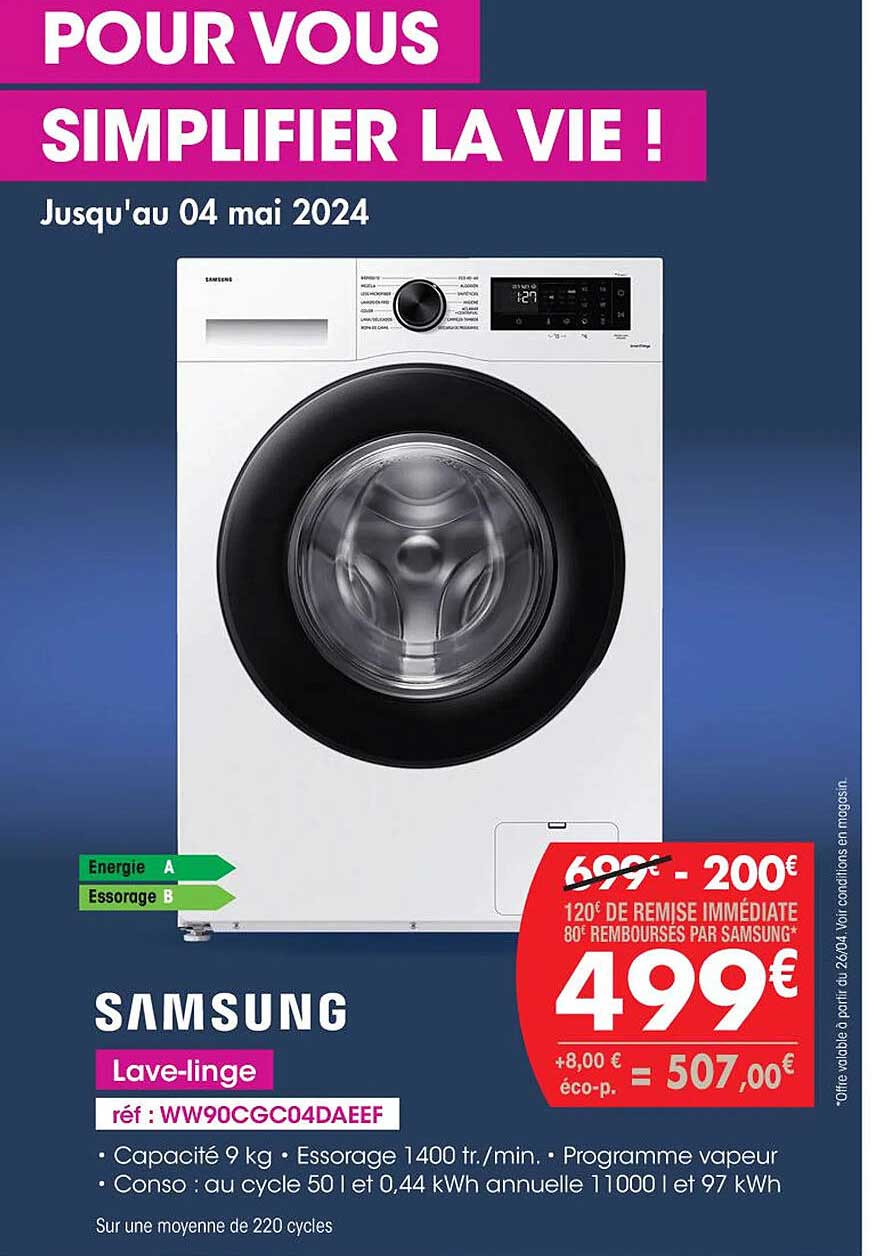 lave-linge samsung
