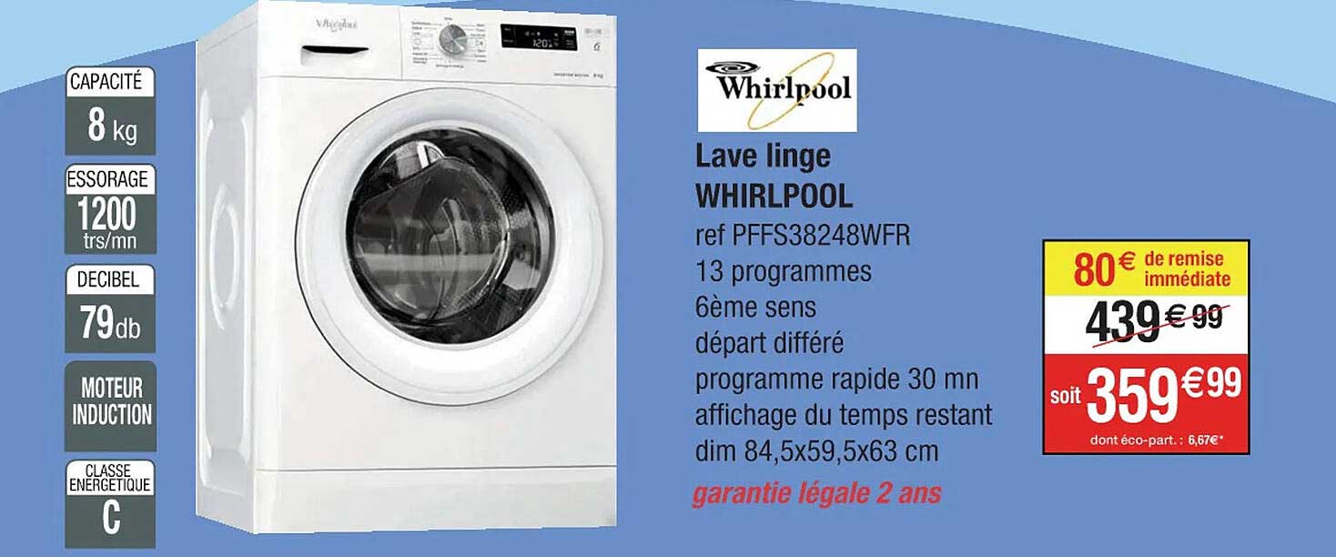 lave linge whirlpool