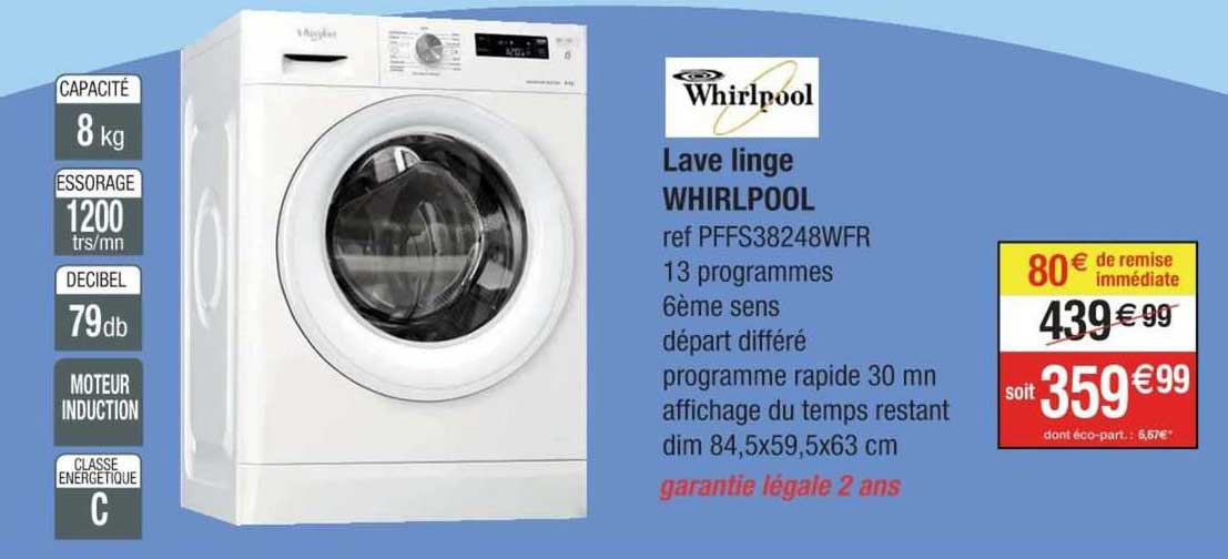 lave linge whirlpool
