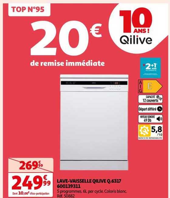 lave-vaisselle qilive q.6317