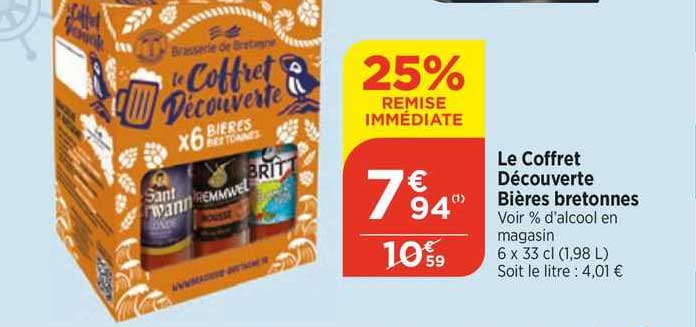 Le Coffret Découverte Bières Bretonnes