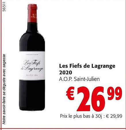 les fiefs de lagrange 2020 a.o.p. saint-julien