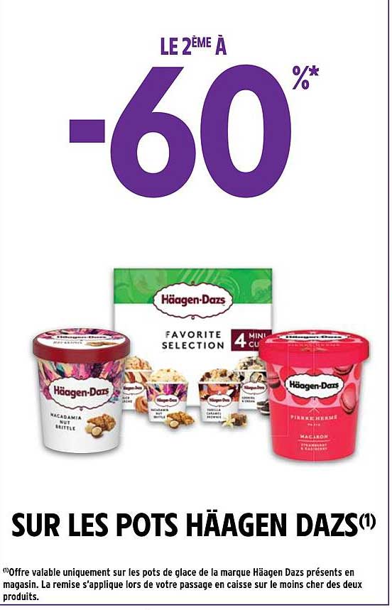 les pots häagen dazs