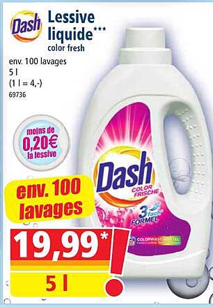Lessive Liquide Dash
