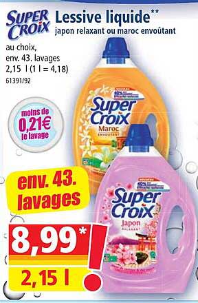 Lessive Liquide Super Croix