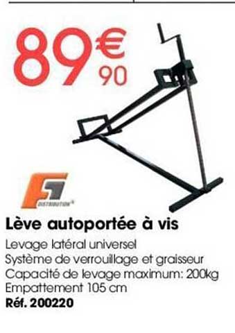 lève autoportée à vis