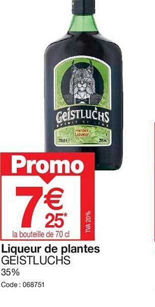 Liqueur De Plantes Geistluchs