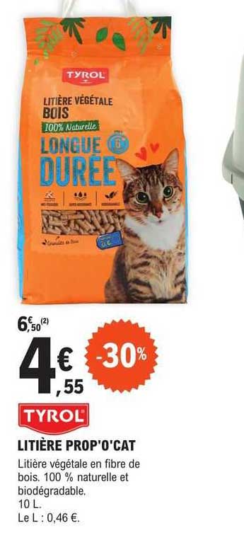 Litière Prop'o'cat Tyrol