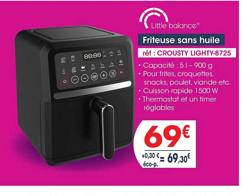 little balance friteuse sans huile