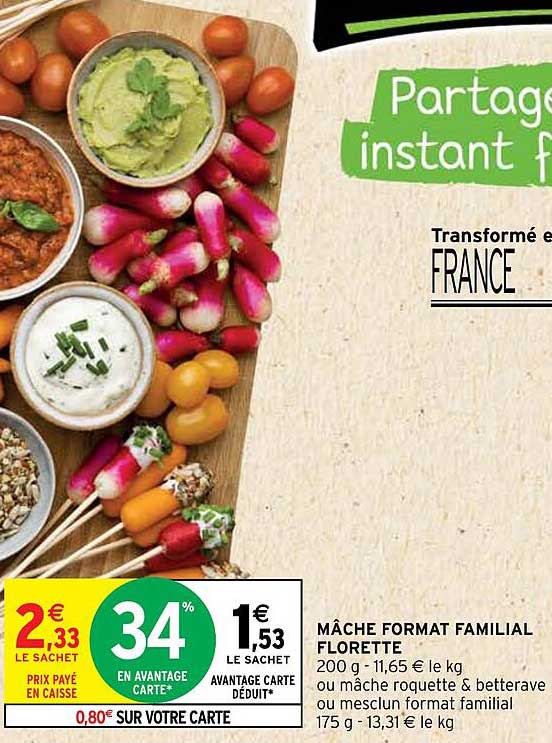 mâche format familial florette