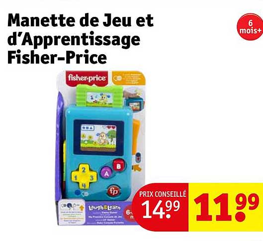 manette de jeu et d'apprentissage fisher-price