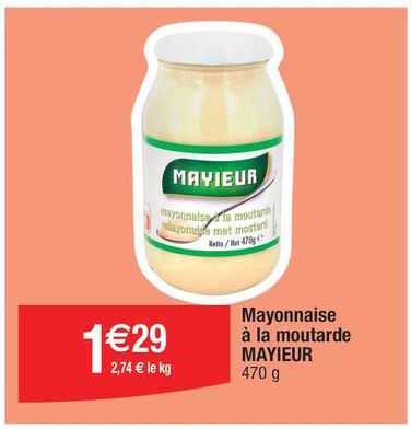 Mayonnaise à La Moutarde Mayieur