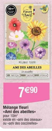 mélange fleuri "ami  des abeilles"