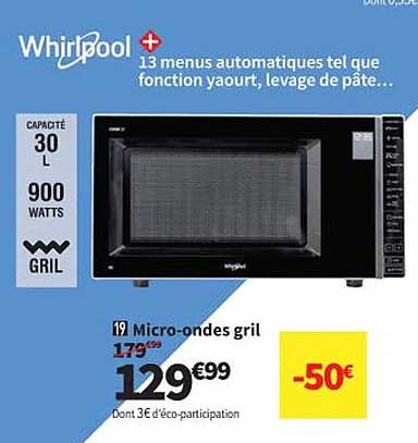 Micro-ondes Gril Whirlpool