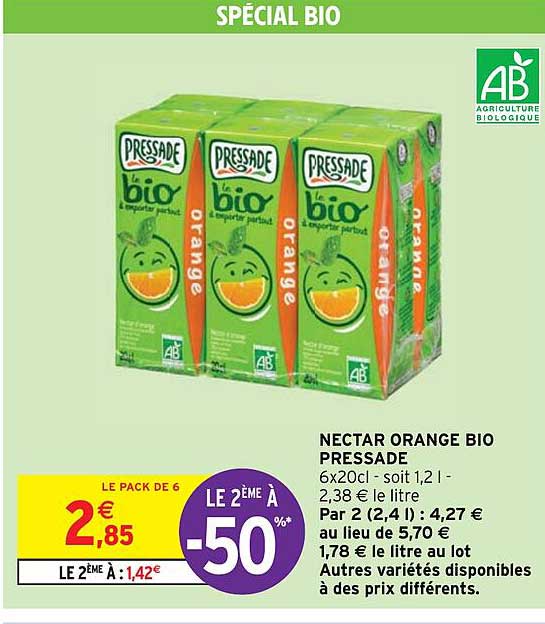 Nectar Orange Bio Pressade