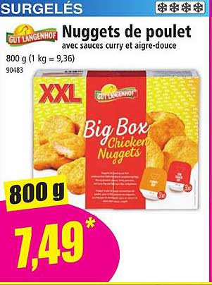 nuggets de poulet gut langenhof