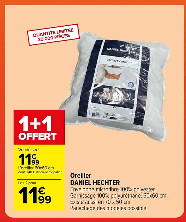 oreiller daniel hechter