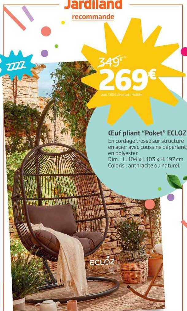 œuf pliant "poket" ecloz