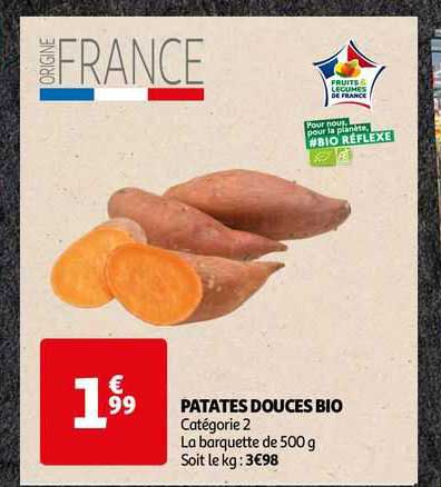 patates douces bio