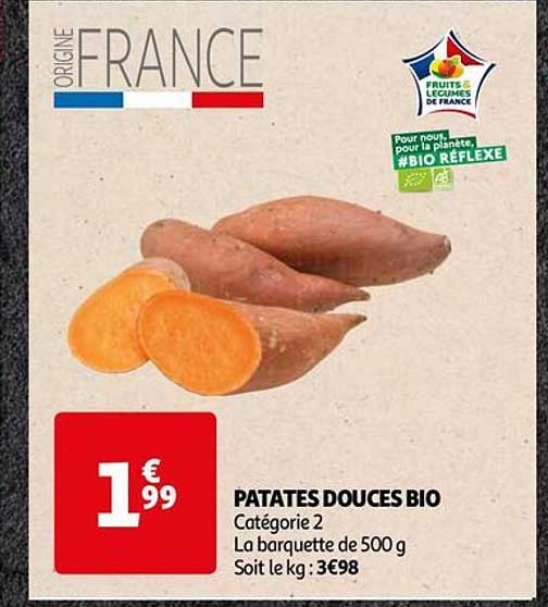 patates douces bio