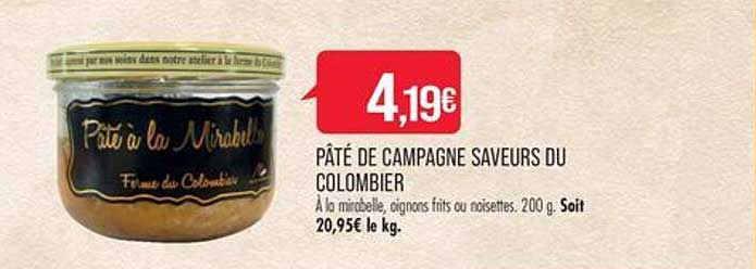 pâté de campagne saveurs du colombier