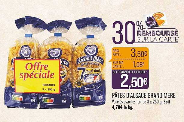 pâtes d'alsace grand'mère