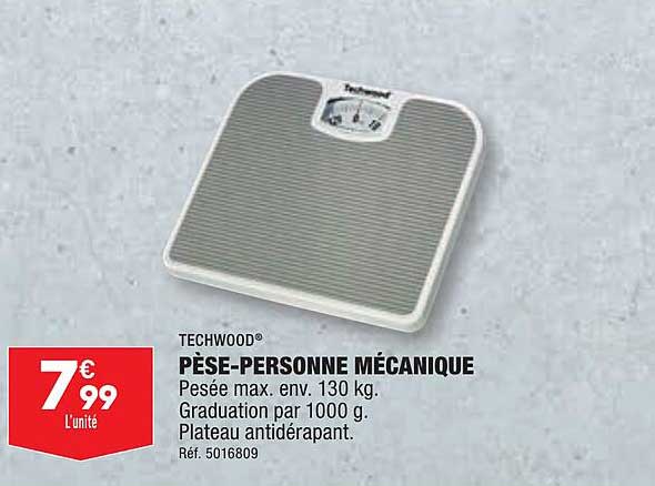 pèse-personne mécanique techwood