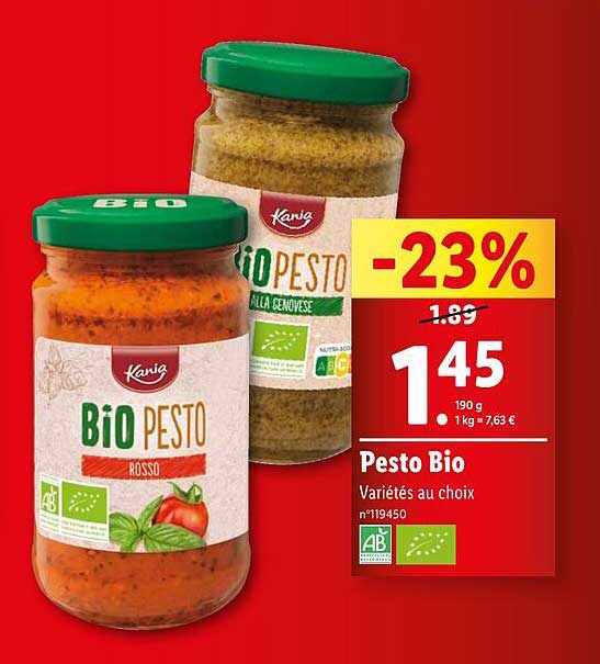 Pesto Bio Kania
