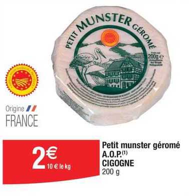 petit munster géromé a.o.p. gigogne