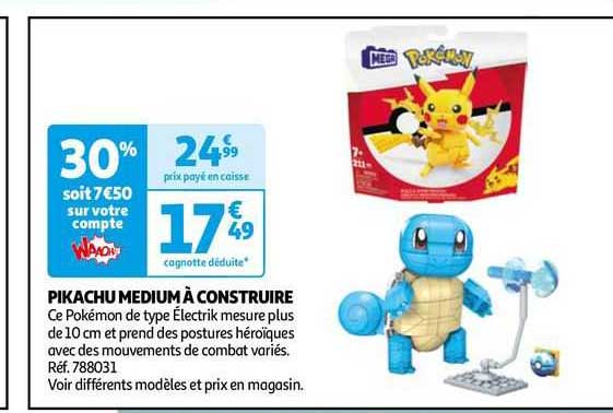pikachu medium à construire