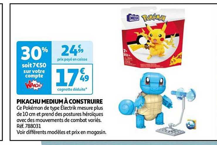 pikachu medium à construire