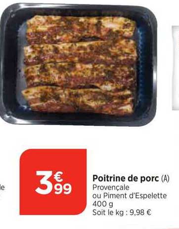Poitrine De Porc