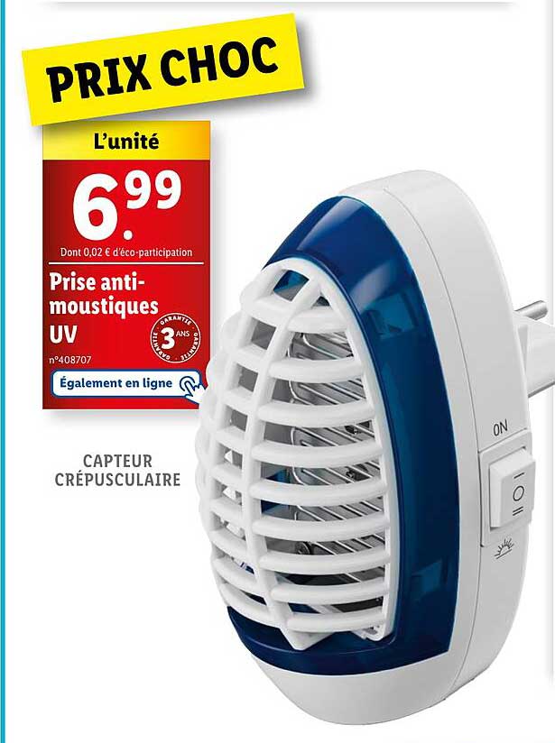 prise anti-moustiques uv