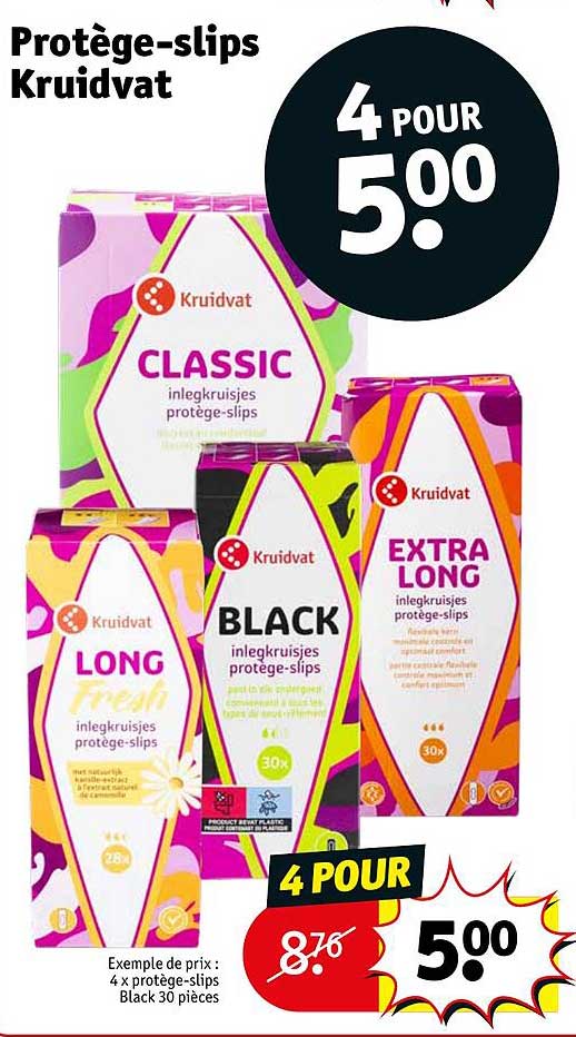 Protège-slips Kruidvat