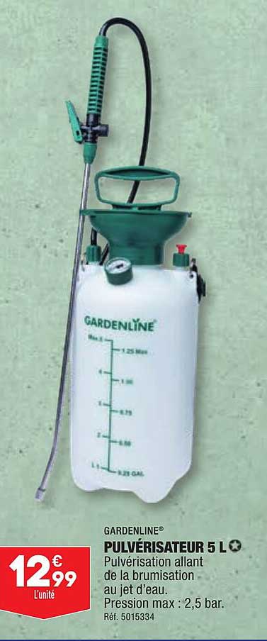 Pulvérisateur 5 L Gardenline