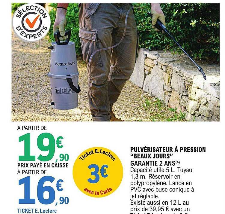 Pulvérisateur à Pression "beaux Jours"