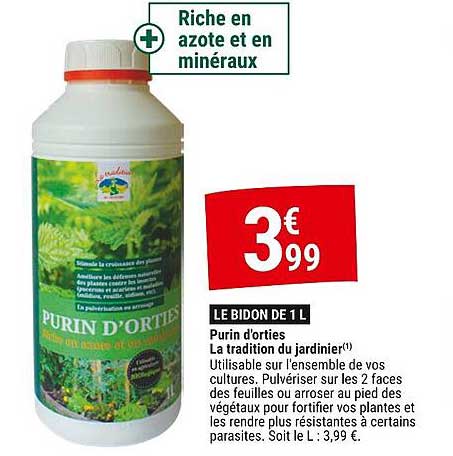 purin d'orties la tradition du jardinier