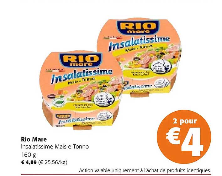 rio mare insalatissime mais e tonno