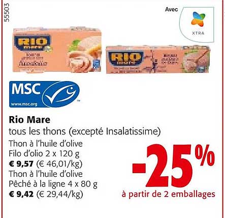 rio mare les thons