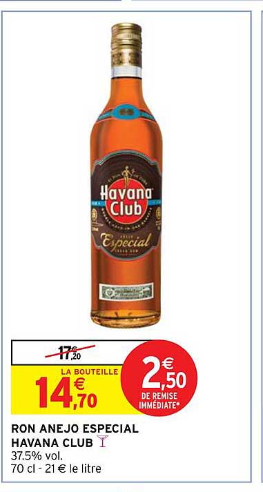 ron anejo especial havana club