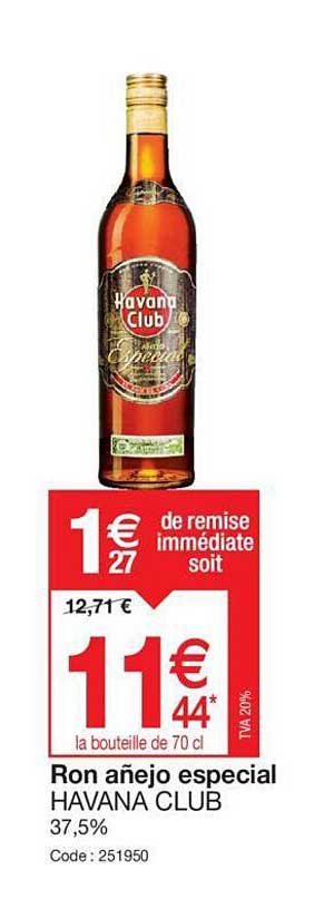 ron añejo especial havana club