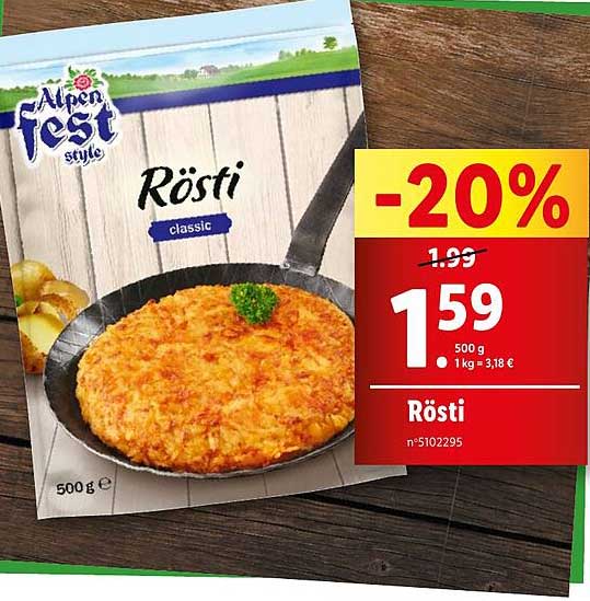 rösti alpen fest style